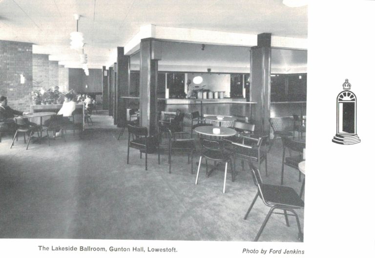 Gunton Hall Lakeside Ballroom Lowestoft Vintage Postcard