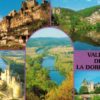 Vallee De La Dordogne Postcard 1999 Beynac Domme Monfort