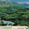 Canterbury Rakaia Gorge Postcard NZ Aerial View c1990s