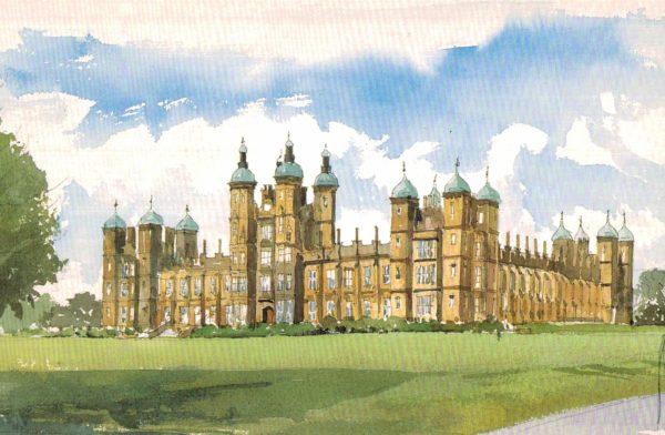 Donaldson’s School Postcard – Alexander D. Bell Watercolour