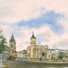 Stockbridge Edinburgh Postcard – Alexander D. Bell Watercolour