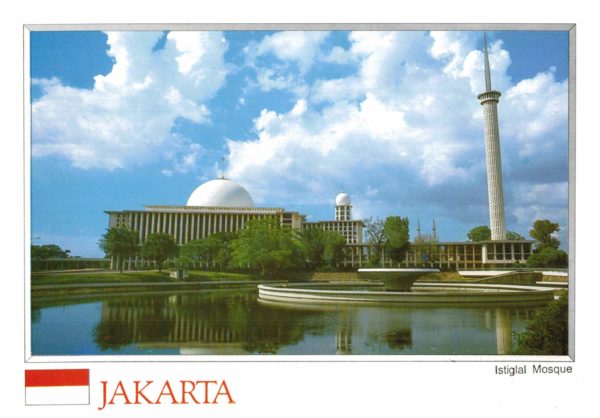 Istiqlal Mosque Postcard – Jakarta Landmark, Tropix Series