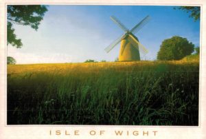 Bembridge Mill Postcard – Isle of Wight Landscape by Salmon