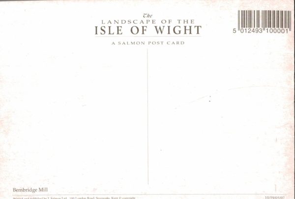 Bembridge Mill Postcard – Isle of Wight Landscape by Salmon