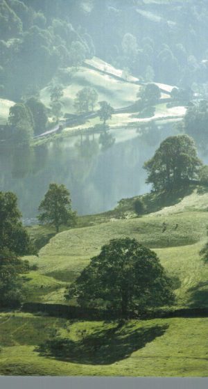 Rydal Water Lake District Postcard by Colin Baxter