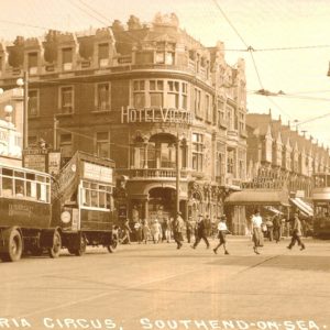 Victoria Circus Southend-on-Sea c.1930 Postcard