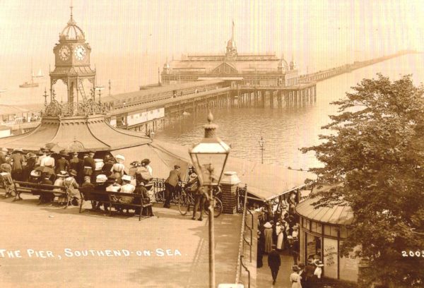 The Pier Southend-on-Sea c.1920 Postcard Repro