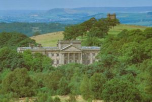 Lyme Park South Front & Cage Cheshire Postcard