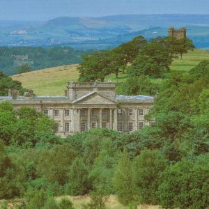 Lyme Park South Front & Cage Cheshire Postcard