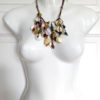 Vintage Multicolour Shell Dangle Necklace – Festival Boho Style