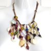 Vintage Multicolour Shell Dangle Necklace – Festival Boho Style