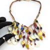 Vintage Multicolour Shell Dangle Necklace – Festival Boho Style