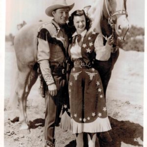 Roy Rogers & Dale Evans Postcard – Picturegoer W596
