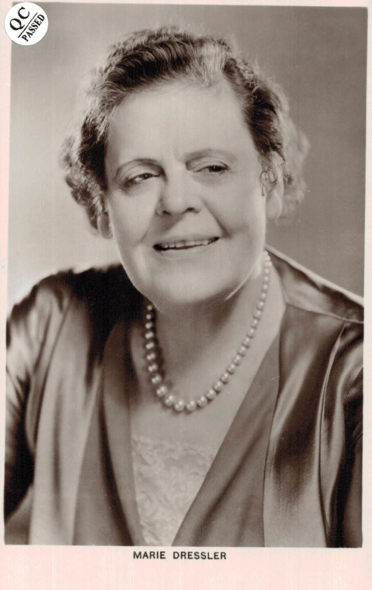 Marie Dressler Postcard – Picturegoer No. 496, British RP