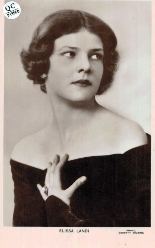Elissa Landi Postcard No.533 Dorothy Wilding Picturegoer