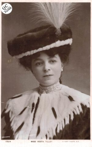 Vesta Tilley Rotary Postcard 175H Bassano 1905 Portrait