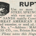 1936 Dr Pierce Rupture Truss Ad – The Sphere London