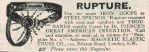 1936 Dr Pierce Rupture Truss Ad – The Sphere London