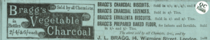 Bragg’s Vegetable Charcoal Ad – London Chemist Remedy