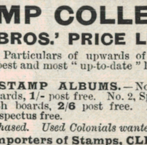 Butler Bros Stamp Collectors Price List Advert 1899 The Sphere 1936
