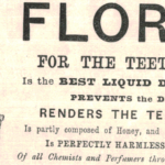 Floriline Dentifrice Advert 1900 Illustrated London News
