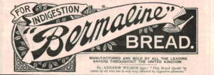1936 Bermaline Bread Ad – Indigestion Cure Vintage Print