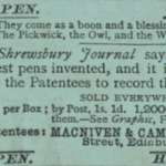 Victorian Macniven & Cameron Pen Ad – Owl & Waverley Pens