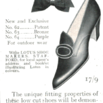 Lotus Empire Shoes Advertisement – 1910 Fashion Fair London