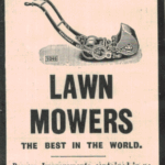 Ransomes Lawn Mowers Ad, Ipswich Makers with Royal Warrant