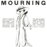 Liberty’s Court Mourning Ad, 1910 Edwardian Fashion Plate