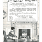 Carron Firegrates Ad, 1910 XVIII Century Design Revival
