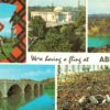 Vintage Aberdeen Postcard – We're Having a Fling – Tartan Border