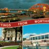 Worthing Seafront Postcard 1973 Constance Sussex Multiview