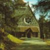 Crathie Kirk Royal Deeside Postcard, 1972 Balmoral Postmark