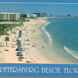 1986 St. Petersburg Beach Florida Postcard – Aerial View