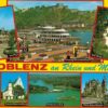 Vintage 1988 Koblenz Postcard – Rhine & Mosel River Views