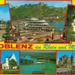 Vintage 1988 Koblenz Postcard – Rhine & Mosel River Views