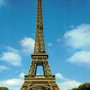 Vintage 1980s Eiffel Tower Paris Postcard – LYNA