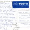 Wanganui NZ Aerial View Postcard 1996 Air Mail To England