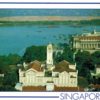 Singapore Victoria Memorial Hall Postcard 1989