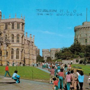 Windsor Castle St George’s Chapel Postcard, 1994