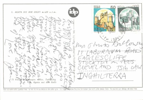 S. Agata sui Due Golfi Multi-View Postcard – Gulf of Naples & Gulf of Salerno