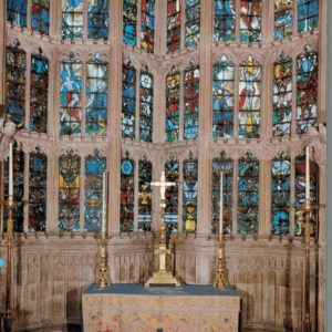 Westminster Abbey RAF Chapel & Battle of Britain Window Postcard