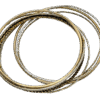 Goldtone & Silvertone Stacking Bangles – Set of 8 Goldtone & Silvertone Stacking Bangles – Set of 8