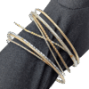 Goldtone & Silvertone Stacking Bangles – Set of 8 Goldtone & Silvertone Stacking Bangles – Set of 8