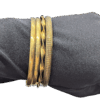Brass Bangles Set Of 4 Twisted Beaded Smooth Brass Bangles Set Of 4 Twisted Beaded Smooth
