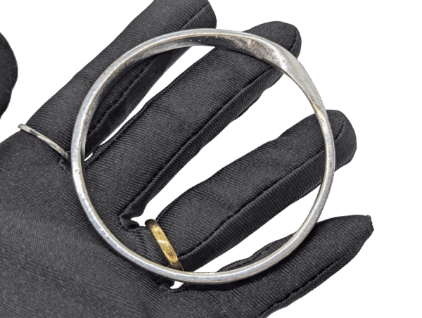 Silvertone “Dance As Though No One Is Watching” Bangle – 2¾″ Silvertone “Dance As Though No One Is Watching” Bangle – 2¾″