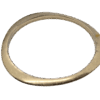 Mid-Century Style Worn Brass Bangle – Fluid Sculptural Design Mid-Century Style Worn Brass Bangle – Fluid Sculptural Design