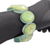 Vintage Green Faceted Acrylic Statement Bracelet Vintage Green Faceted Acrylic Statement Bracelet