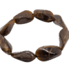 Vintage Brown Swirled Resin Bead Stretch Bracelet Vintage Brown Swirled Resin Bead Stretch Bracelet